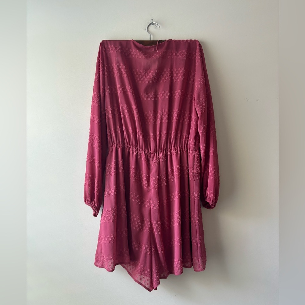 Zara Pink Ruffled Jumpsuit - Picture 6 of 6